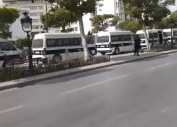 تعزيزات أمنية مشددة في شارع الحبيب بورقيبة