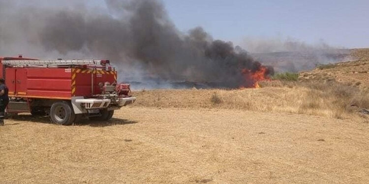 اوتيك: اندلاع حريق بجبل منزل غول